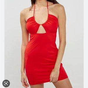 NWT Blue Blush Halter Dress